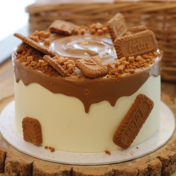 Lotus Biscoff Drip Cake